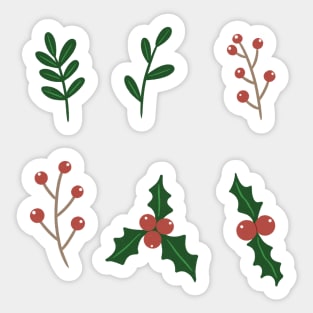 Decorative Christmas Elements Pack Sticker